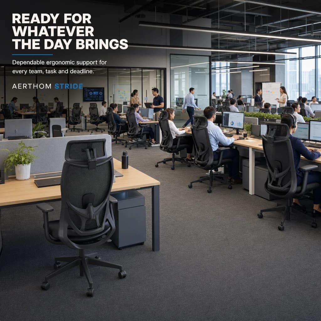 Clean, Focused Support for Daily Desk Work